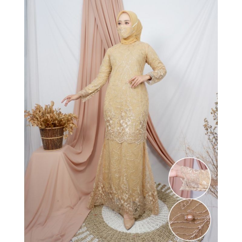 NEW PRODUK ORIGINAL/GAMIS DUYUNG TILLE WARDAH/GAMIS  PESTA/BY JADID