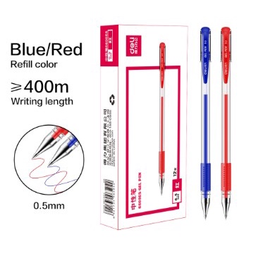 

Gel Pen Pulpen 0.5mm Ujung Tumpul Tinta Hitam/Biru/Merah Lembut dan Nyaman Dipakai 6600ES