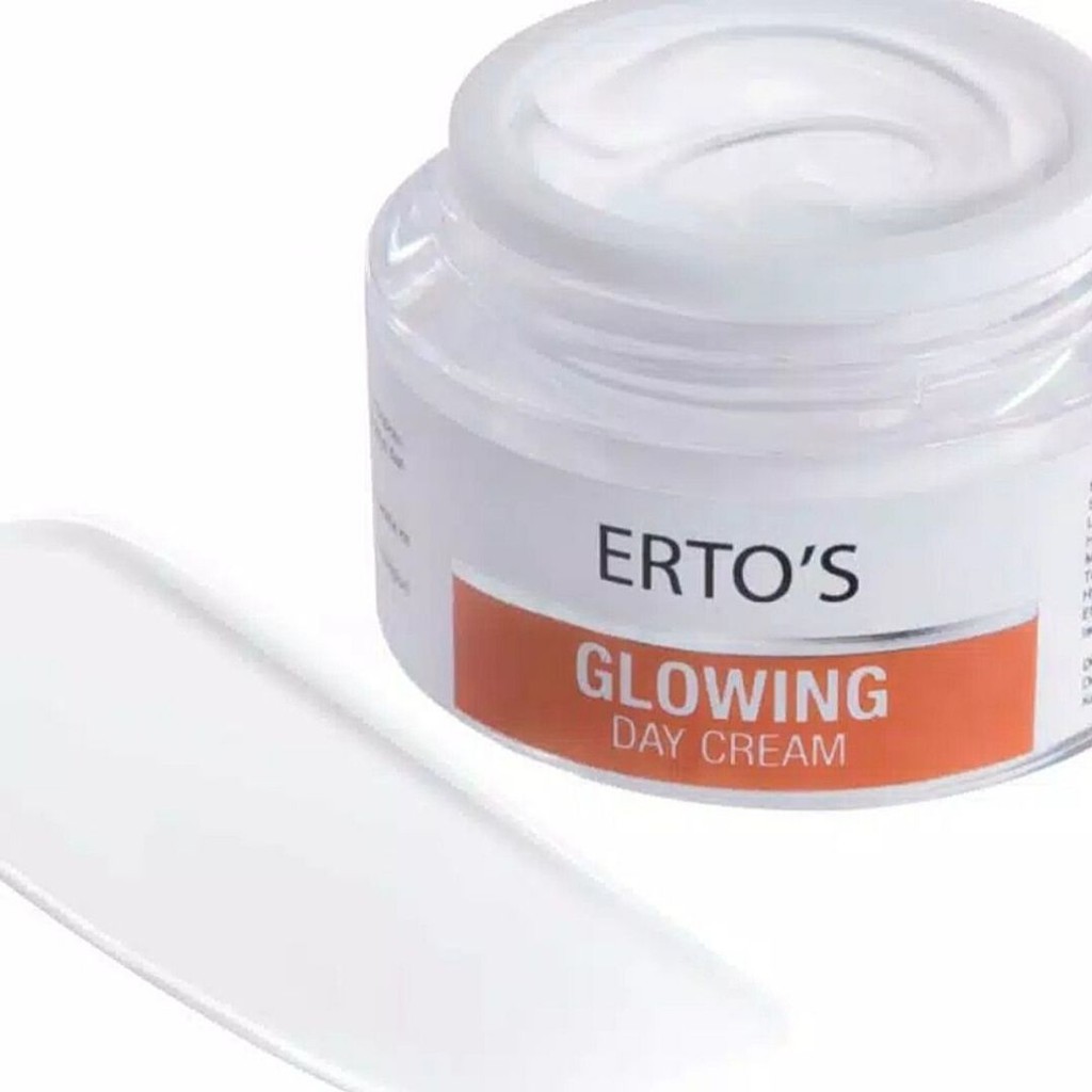 ERTOS GLOWING DAY CREAM WHITENING KRIM ORIGINAL BPOM