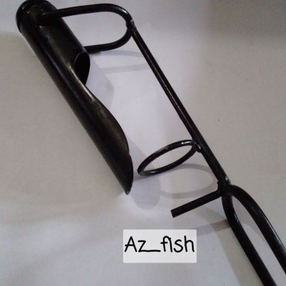 CONGKOK/JAGRAK TEGEK BESI CAT HITAM DIAMETER LUBANG 30MM - Anugrah Pancing