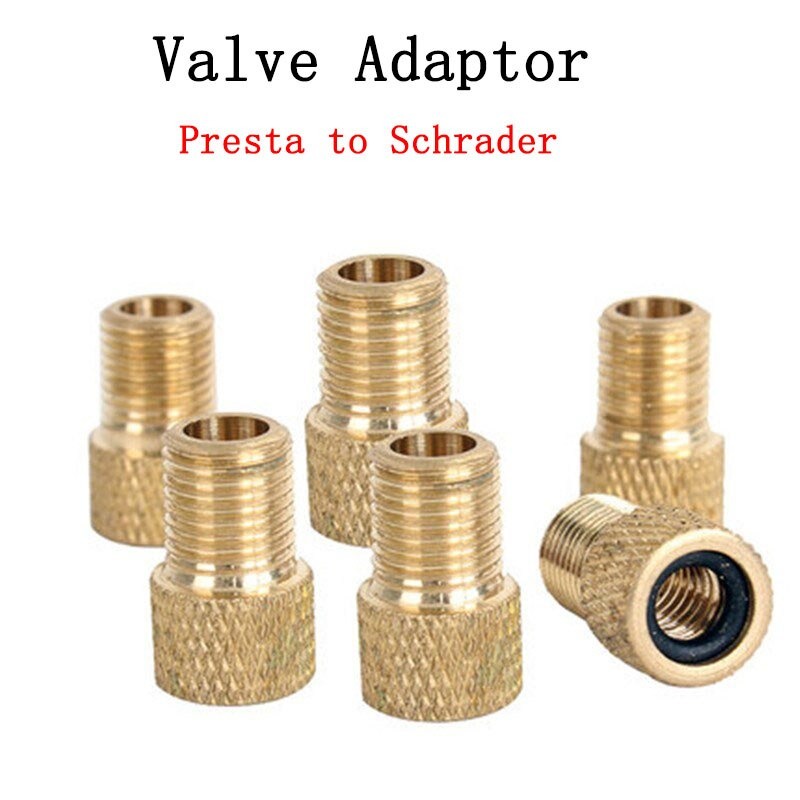 Konektor Pompa Valve Pentil Ban Sepeda Presta to Schrader 10PCS