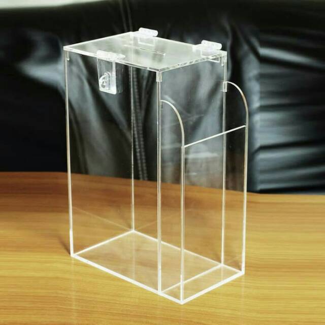 

Box Saran Kotak Masukan Bahan Akrilik Clear Bening Acrylic Bisa Custom