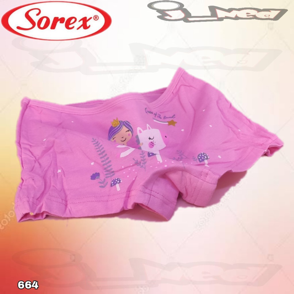 J664 | CD BOXER ANAK WANITA SOREX | BOXER ANAK PEREMPUAN SOREX