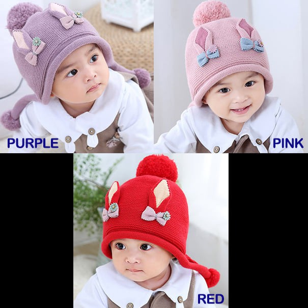 Topi Kupluk Knitted Anak