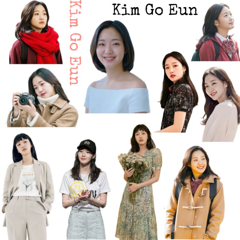 

Stiker kim go eun drama korea diy aesthetic cute kawai scrapbook notebook journal laptop handphone