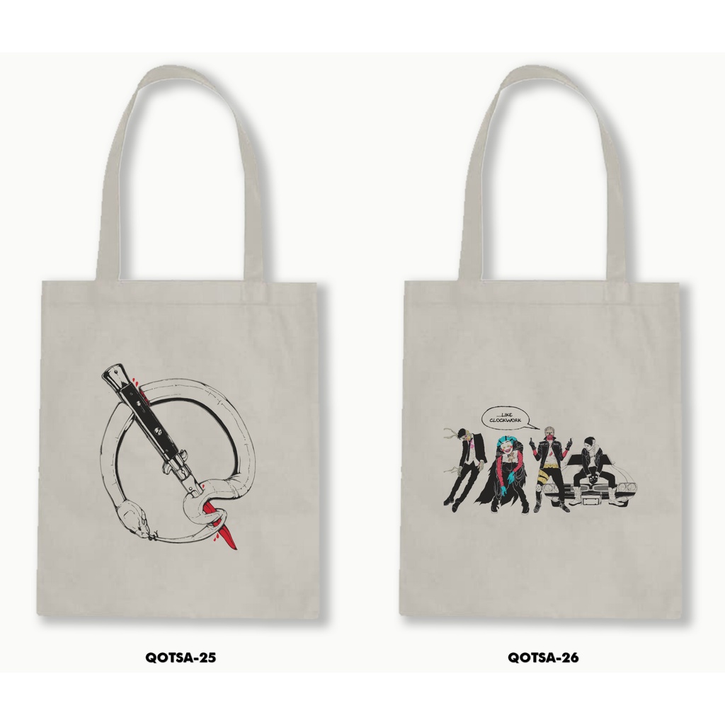 TOTE BAG BLACU - QOTSA/QUEENS OF THE STONE AGE 02