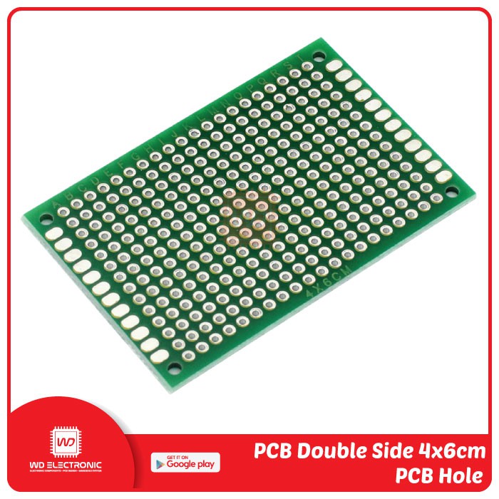 PCB DOUBLE SIDE 4x6cm PCB MATRIX 4x6 PCB LUBANG 4x6 PCB FR4 PROTOBOARD