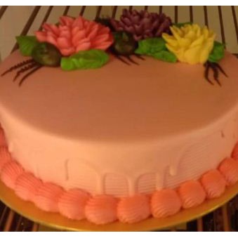 

Kue Ulang Tahun Ultah - Lemon Cream Pink - Apple Donut - Free Ucpn