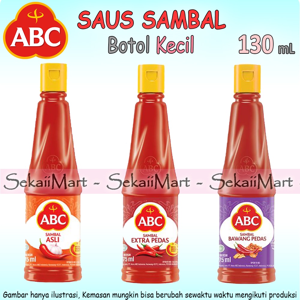 

ABC Saus Sambal Semua Rasa - Saos Sambel Botol Kecil 130ml