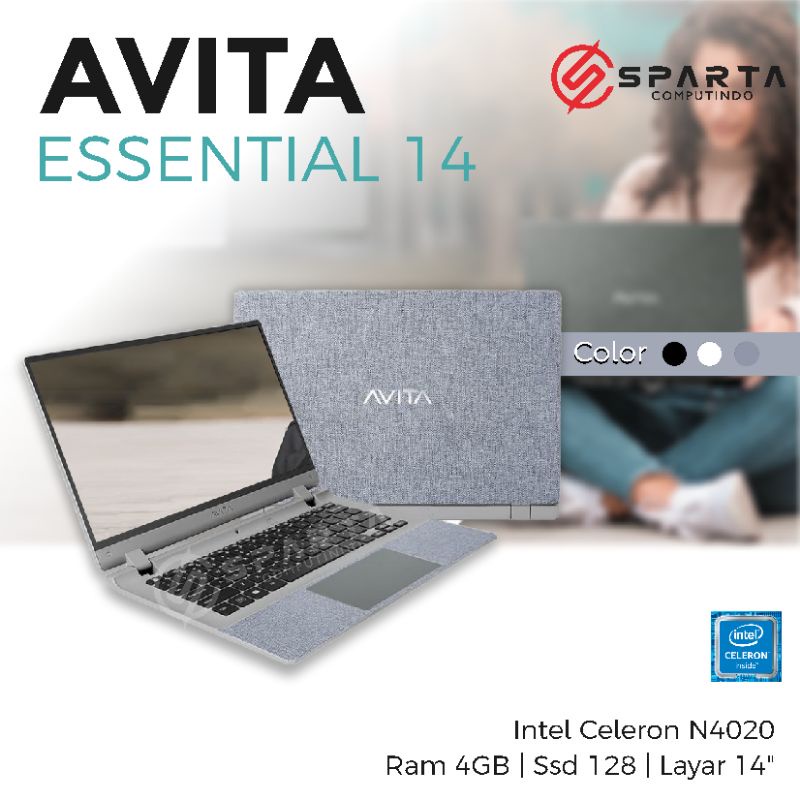 Laptop Avita Essential 14 Intel Celeron N4020 Ram 4 GB SSD 128 GB 14 in New