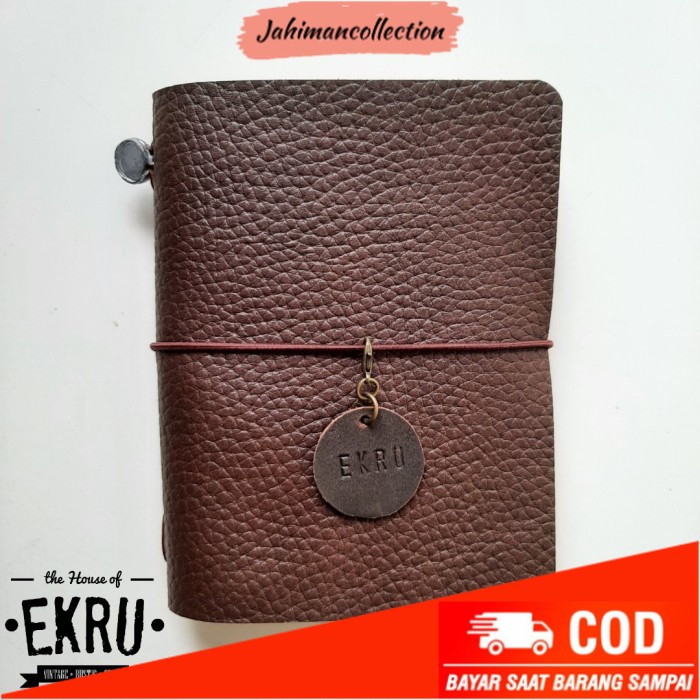 

✨ BISA COD ✨ GENUINE LEATHER COVER TRAVELERS NOTEBOOK (MIDORI) PASSPORT C