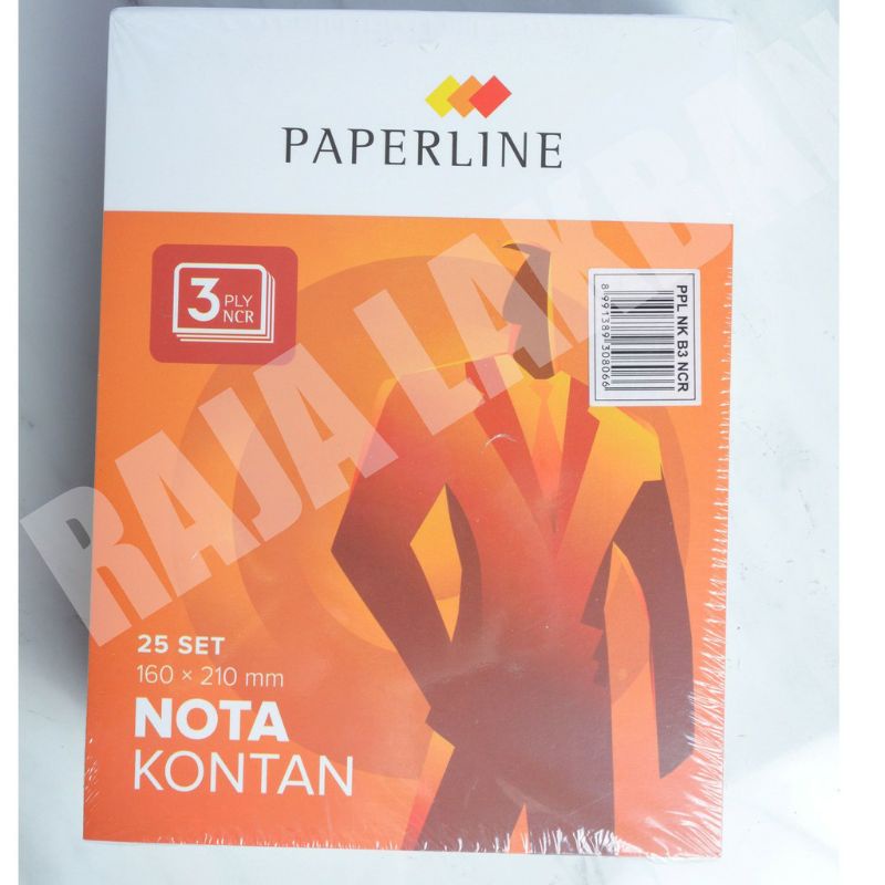 

Nota kontan paperline besar 3 ply isi 5 lembar.