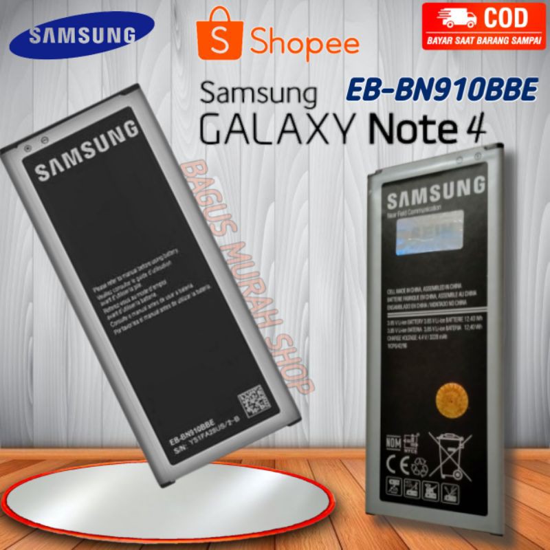 BATRE BATERAI BATTERY HANDPHONE SAMSUNG GALAXY NOTE 4 / N910 ORIGINAL SEIN EB-BN910BBE BATU HP NOTE4