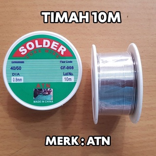 Timah Solder 10m Diameter 0.8mm Solder Wire Kawat Solder Murah Promo Cuci Gudang Gratis Ongkir