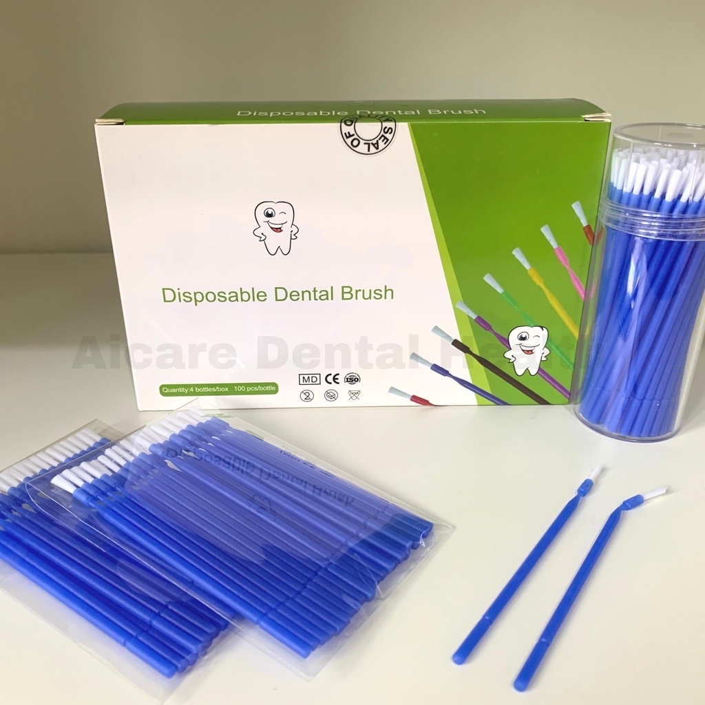 Dental Brush Applicator TERBARU - Disposable Brush TERMURAH