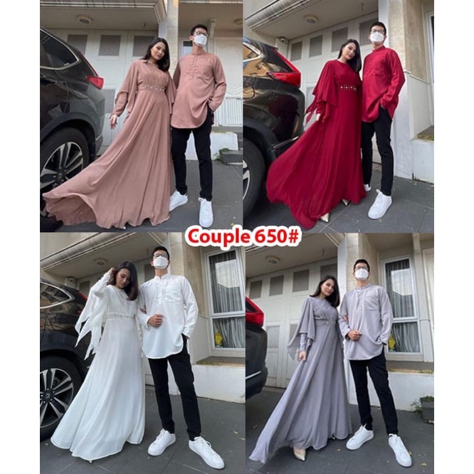 COUPLE650#Dapat 2 setel/gamis dan koko