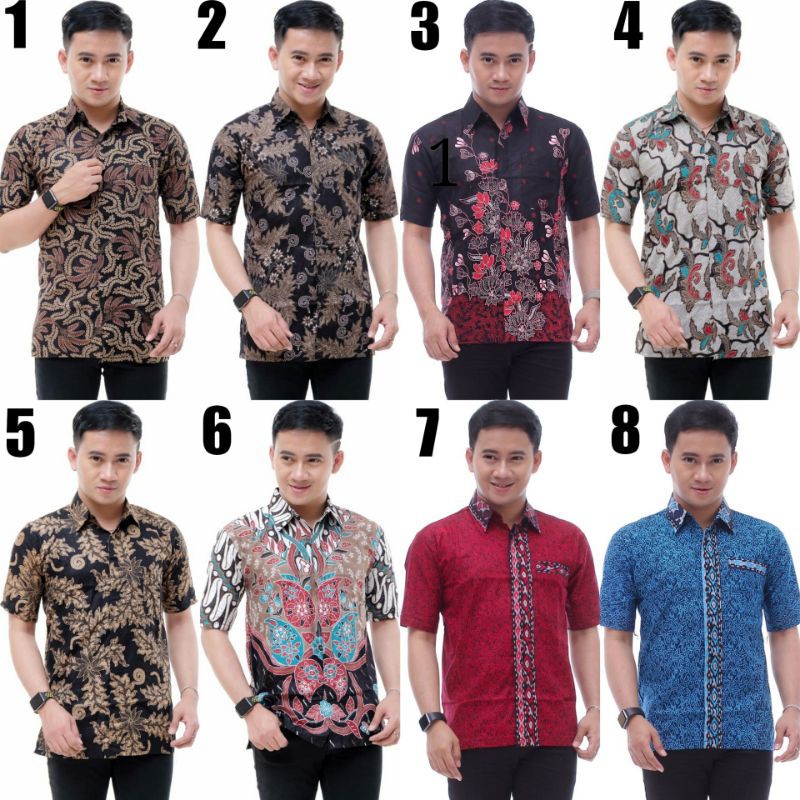 Distributor Bswart Batik Hrb026 Kenongo Hem Pendek Padi Pekalongan M L Xl Batik Pria Murah Modern Grosir Batik g1VgQAF5mR5ZB