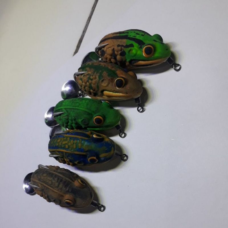 Umpan casting Soft frog Gamma lure 4 cm