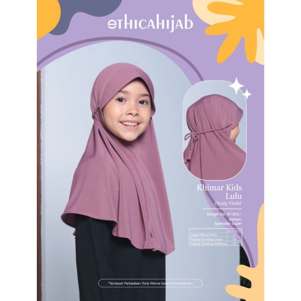 eticha hijab khimar Kids lulu