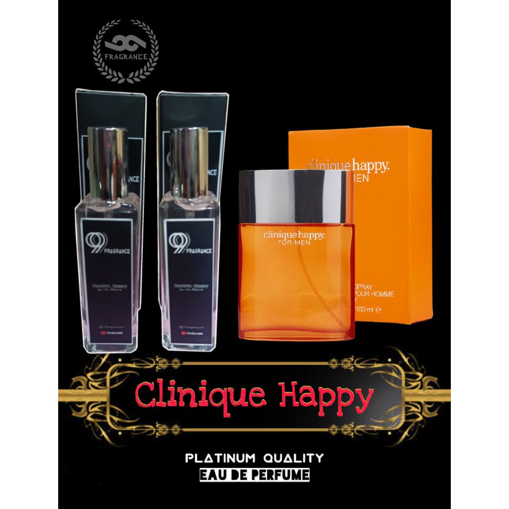 Clinique Happy REFILL Platinum Quality by 99fragrance