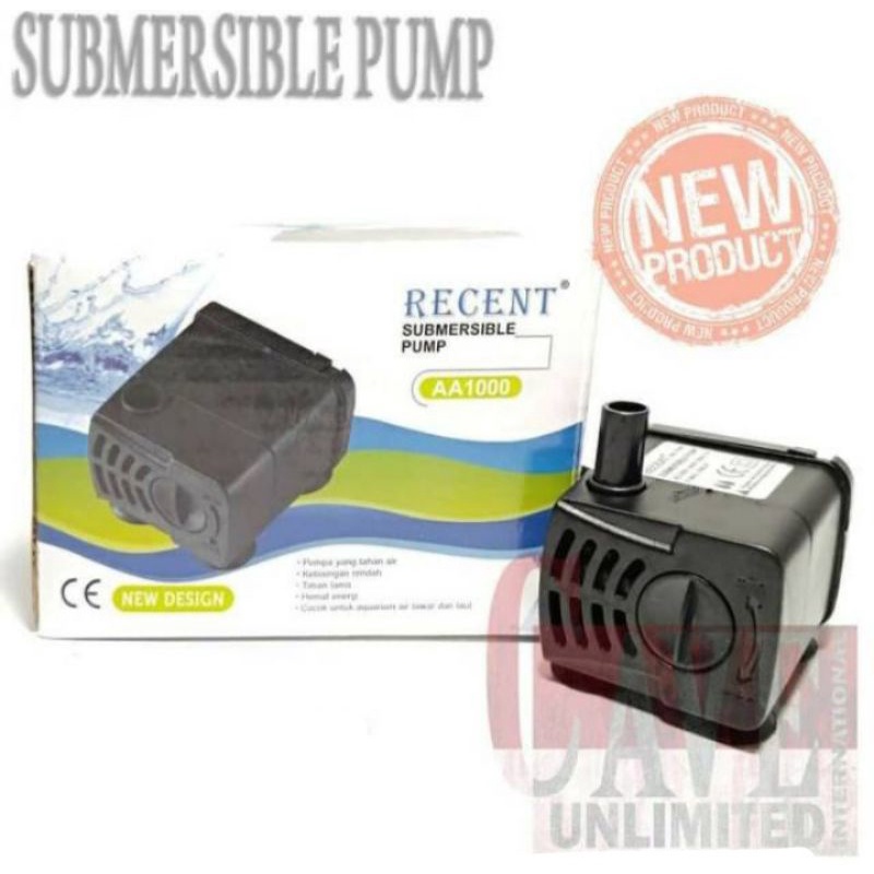 Mesin filter air aquarium aquascape water pump celup mini recent AA1000 AA 1000