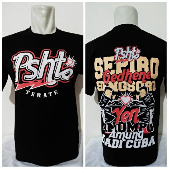 Kaos PSHT full sablon kualitas bagus