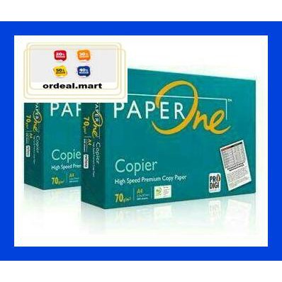 

6Rtiut7- Kertas Merk Paper One A4 70Gr 5Ea5W5-