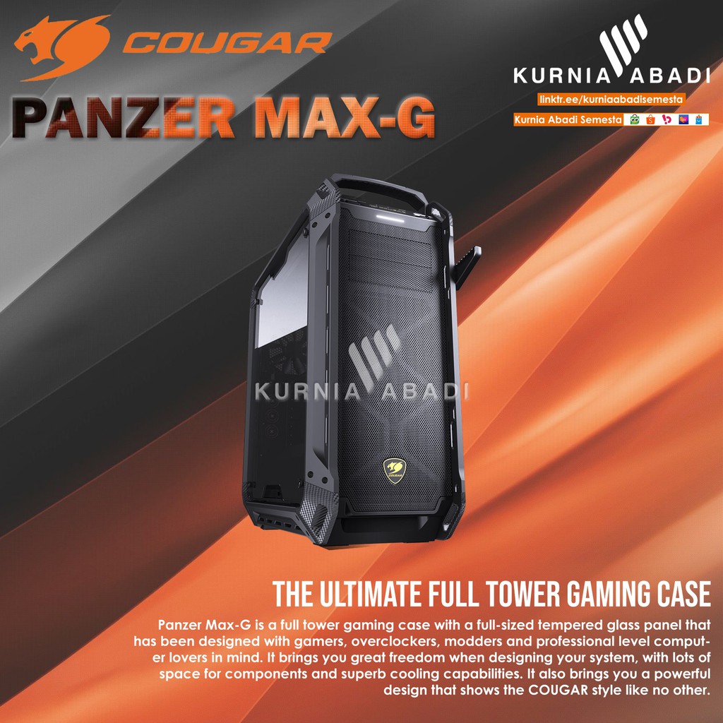 COUGAR GAMING PANZER MAX-G The Ultimate Full Tower Gaming Case