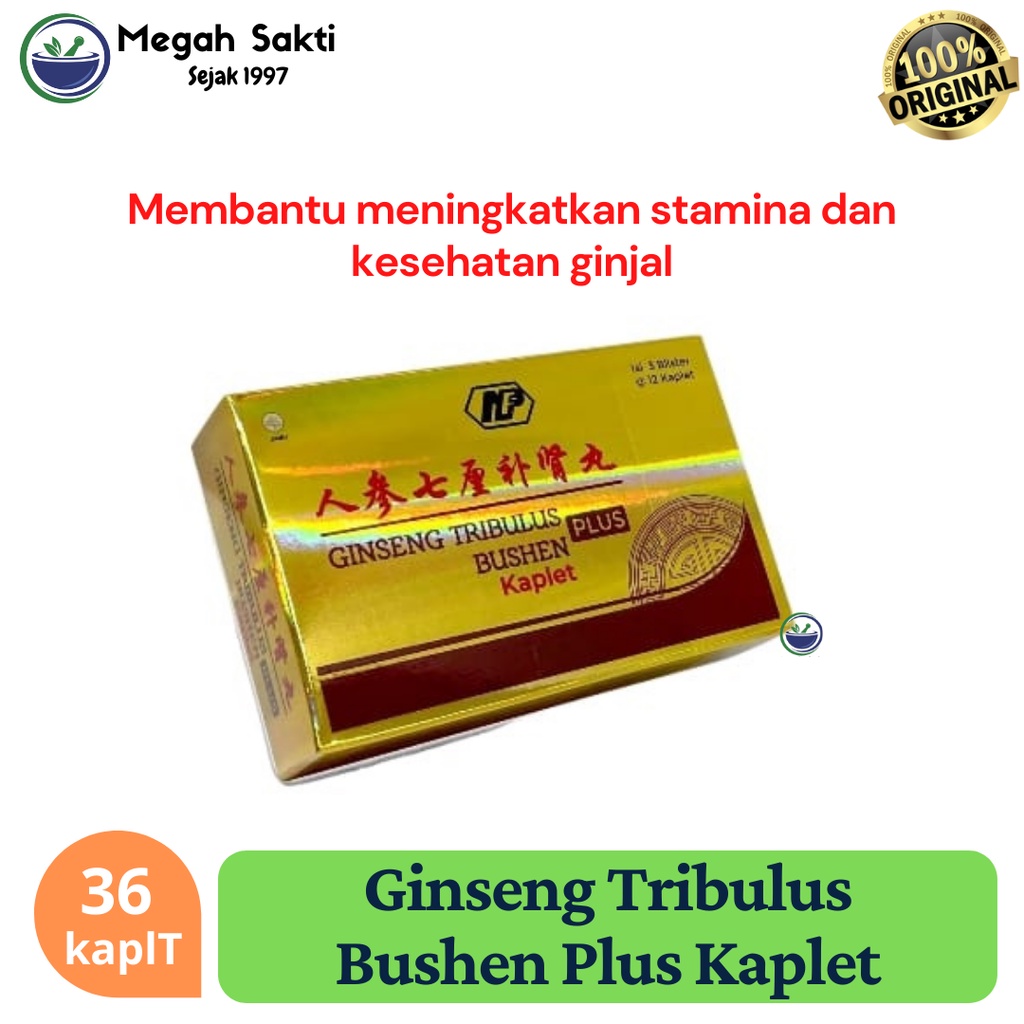 Ginseng Tribulus Bushen Plus Kaplet untuk kesehatan Ginjal