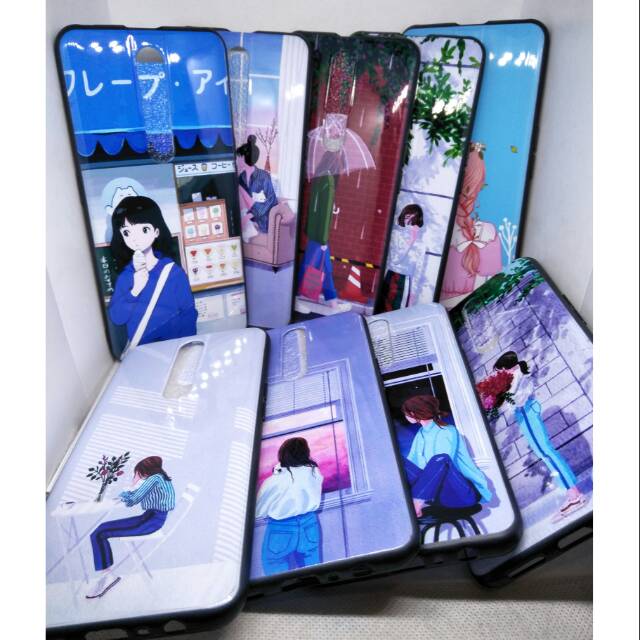 Random Motif Softcase Fuze Girl Galau XIAOMI REDMI NOTE 5A/5 PRO/7A/4/6