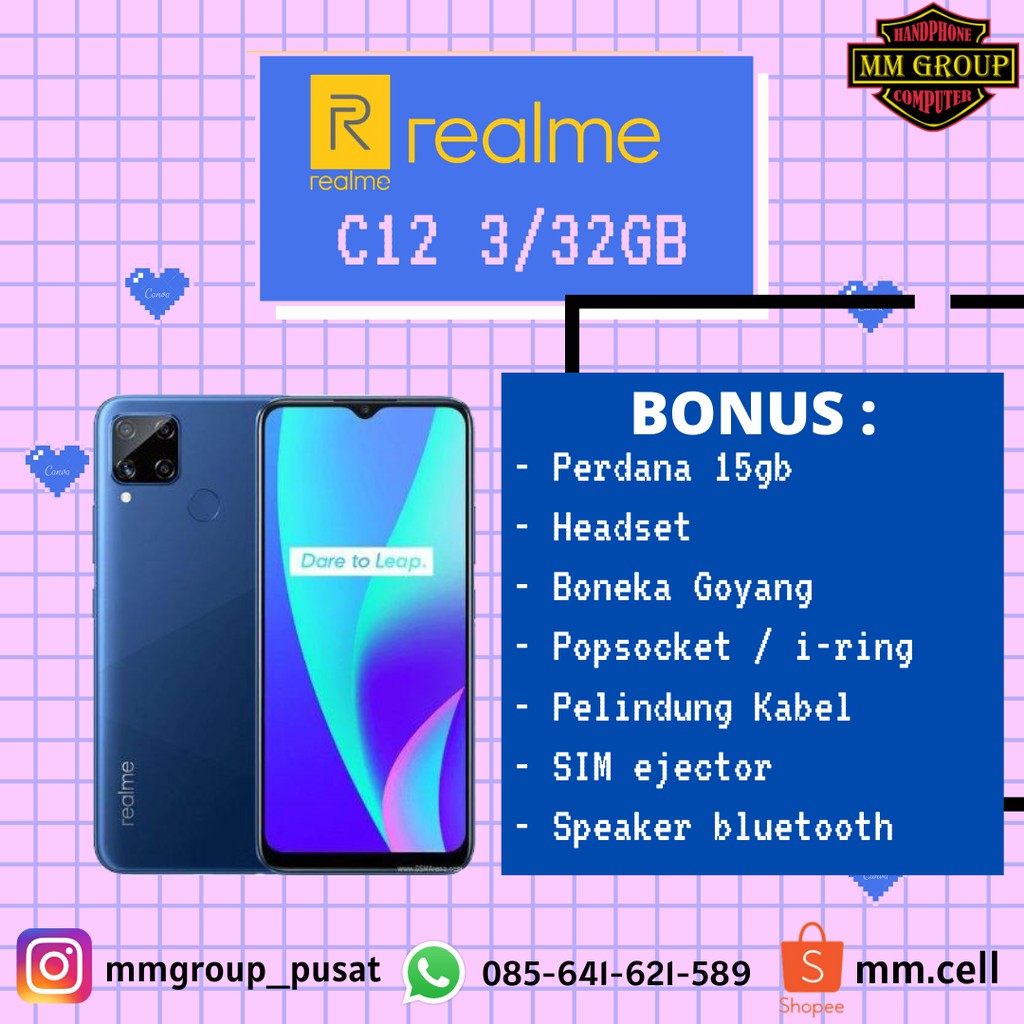 HP REALME C12 RAM 3/32GB