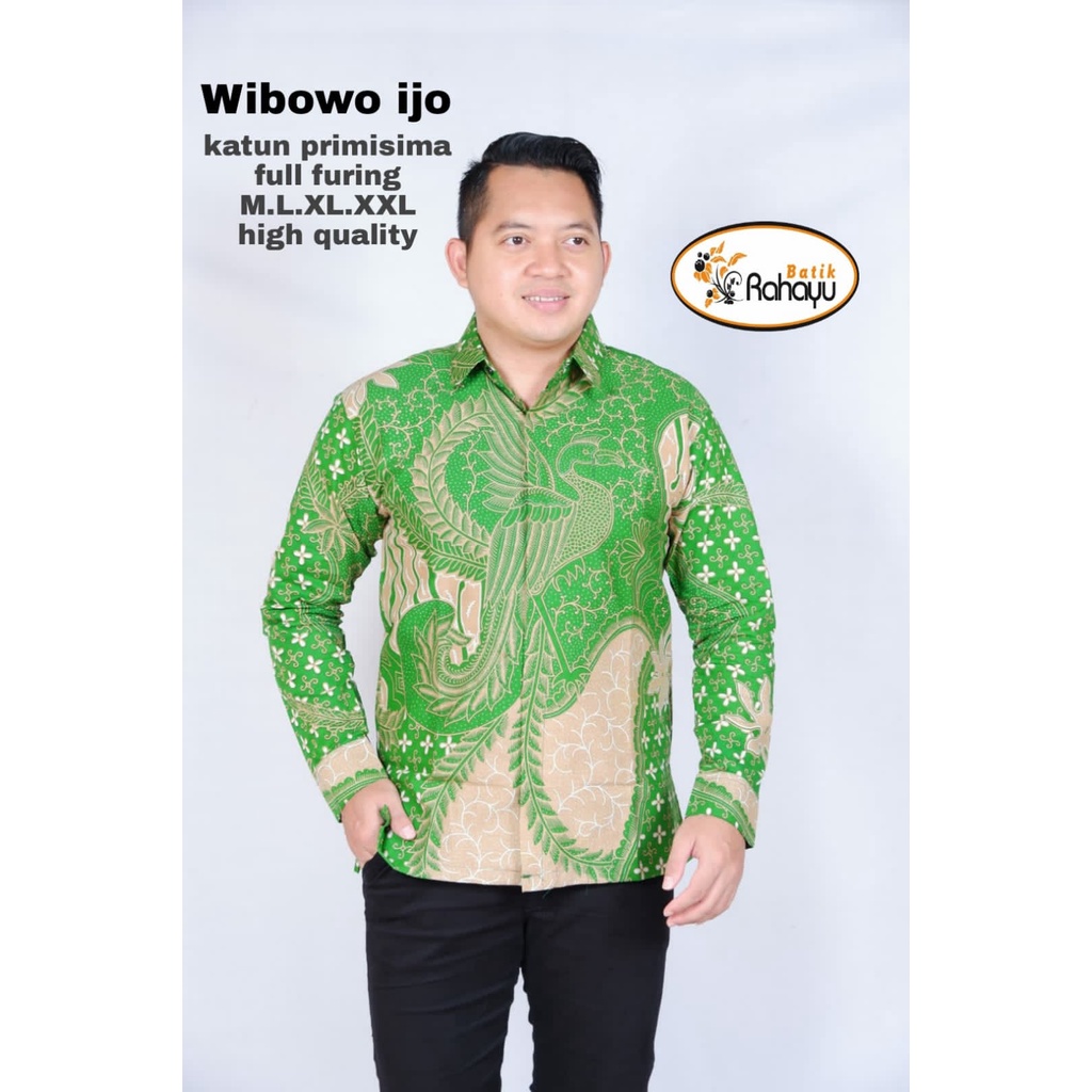 WIBOWO IJO RAHAYU KEMEJA BATIK PRIA SOLO LENGAN PANJANG LAPIS FURING ATASAN PREMIUM MODERN SADEWA MERAH BUNGA KAPAS LUKITO SOGAN BINTANG SADEWA SIDO DRAJAT PARANG BIRU PENANGSANG SOGAN CAKRAWALA BARA MUKTI KINASIH BAMBU LAWASAN ADI LUHUR PARANG LUHUR