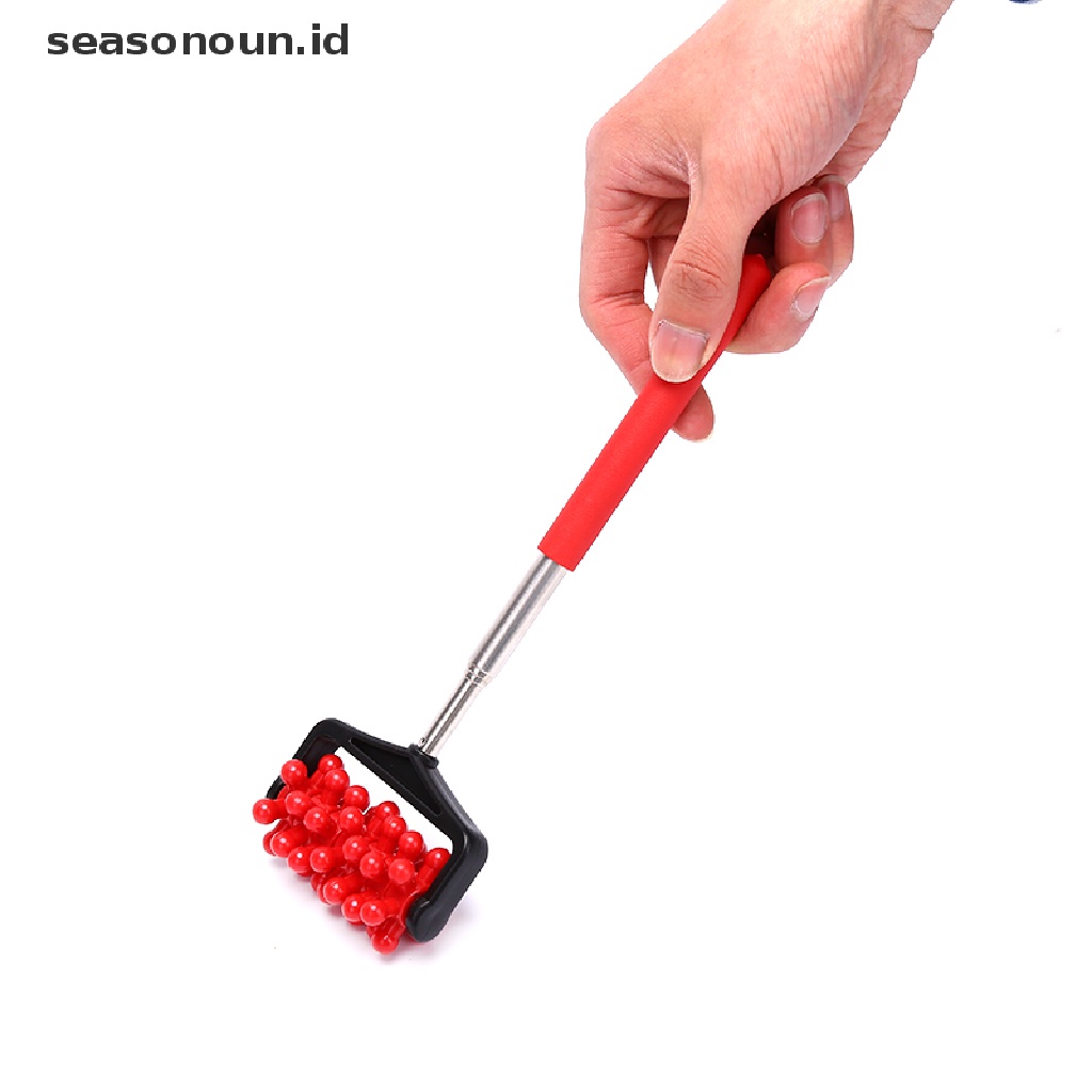 (seasonoun) Roller Pijat Punggung / Lengan / Kaki / Tubuh Portable Extendable Untuk Pereda Nyeri