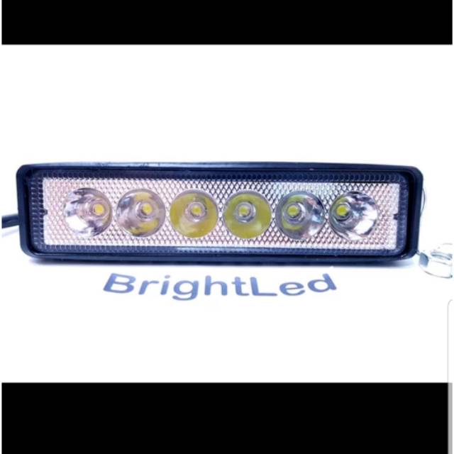 lampu tembak led cwl bar 6 mata cree tebal 1 mode