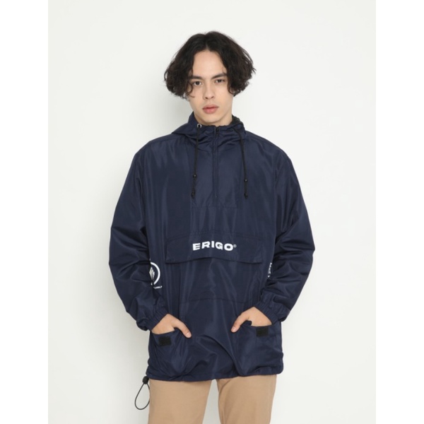 Outerwear Pria Outerwear Pria Erigo Pullover Youth Revolt Taslan Navy - M