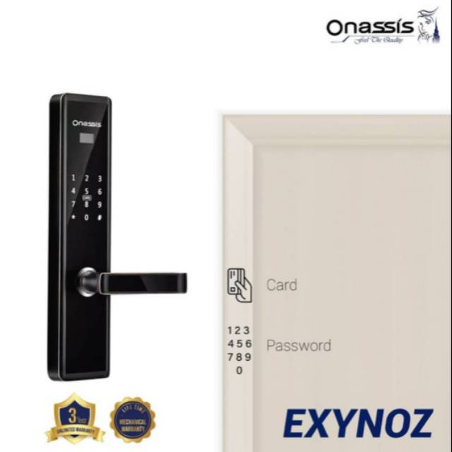 Kunci Pintu Digital Onassis Exynoz Digital Lock Onassis Exynoz