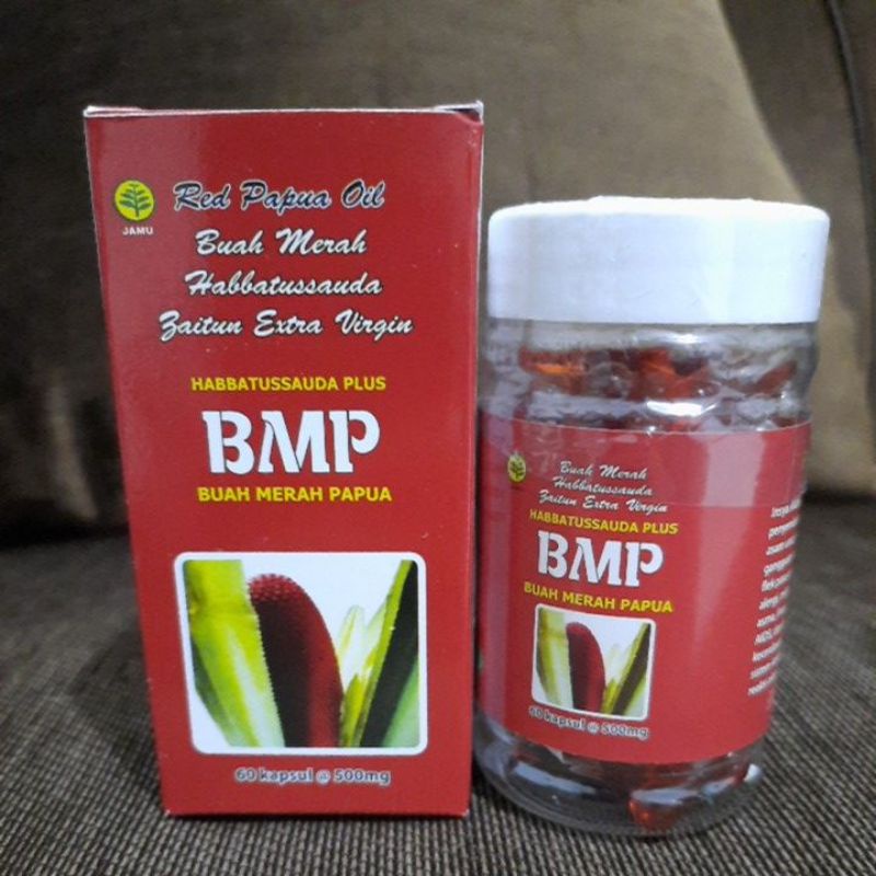 Bmp Kapsul Buah Merah Papua Plus Habbatusauda Dan Minyak Zaitun bm papua