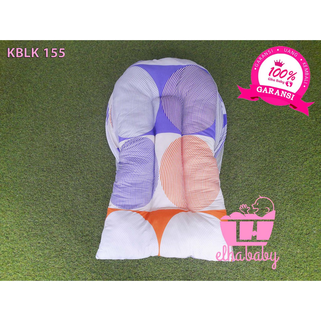 PROMO..Sepaket  Kasur Bayi Lengkap Kelambu Lipat Motif | Kado Unik Ibu Untuk Anak | Free Tas Lucu155