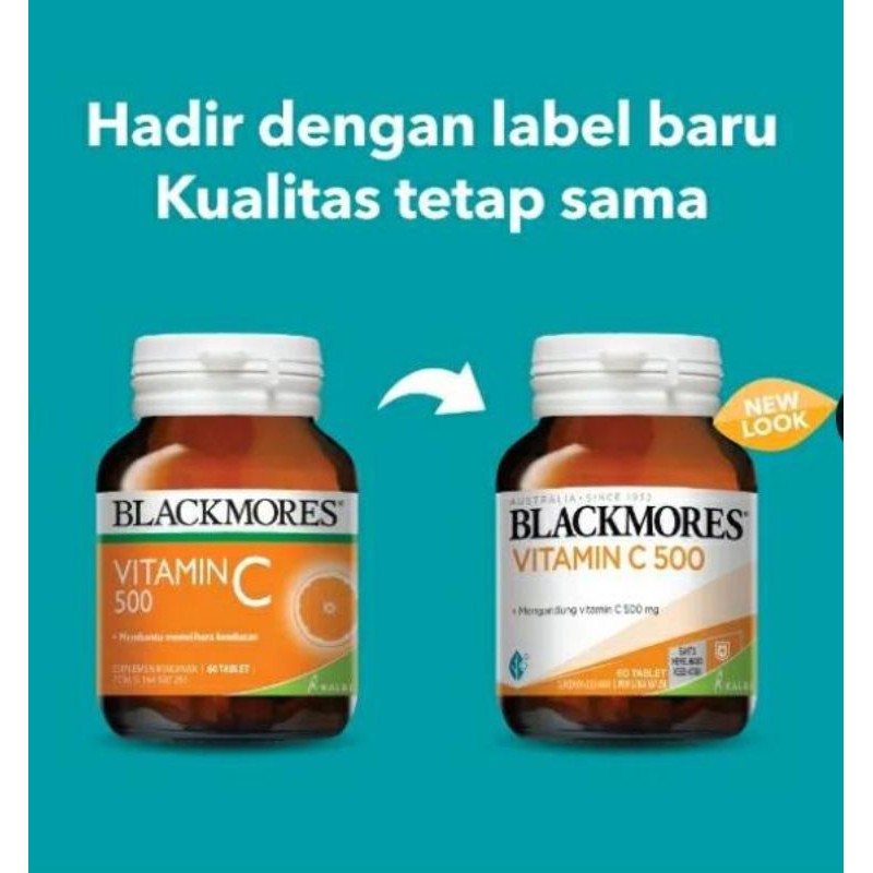 PROMO BLACKMORES Vitamin C 500 60 Tablet Free Bio C 1000 30