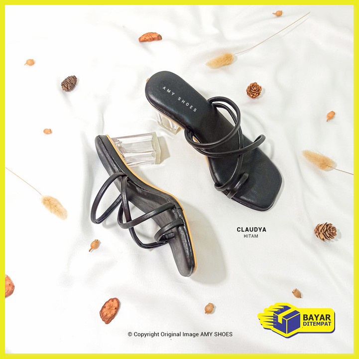 Heels Wanita Cewek Hils Heel Hels Terbaru 2021 Murah Kekinian Hig SW362 Ami Sandal Wanita Terbaru H