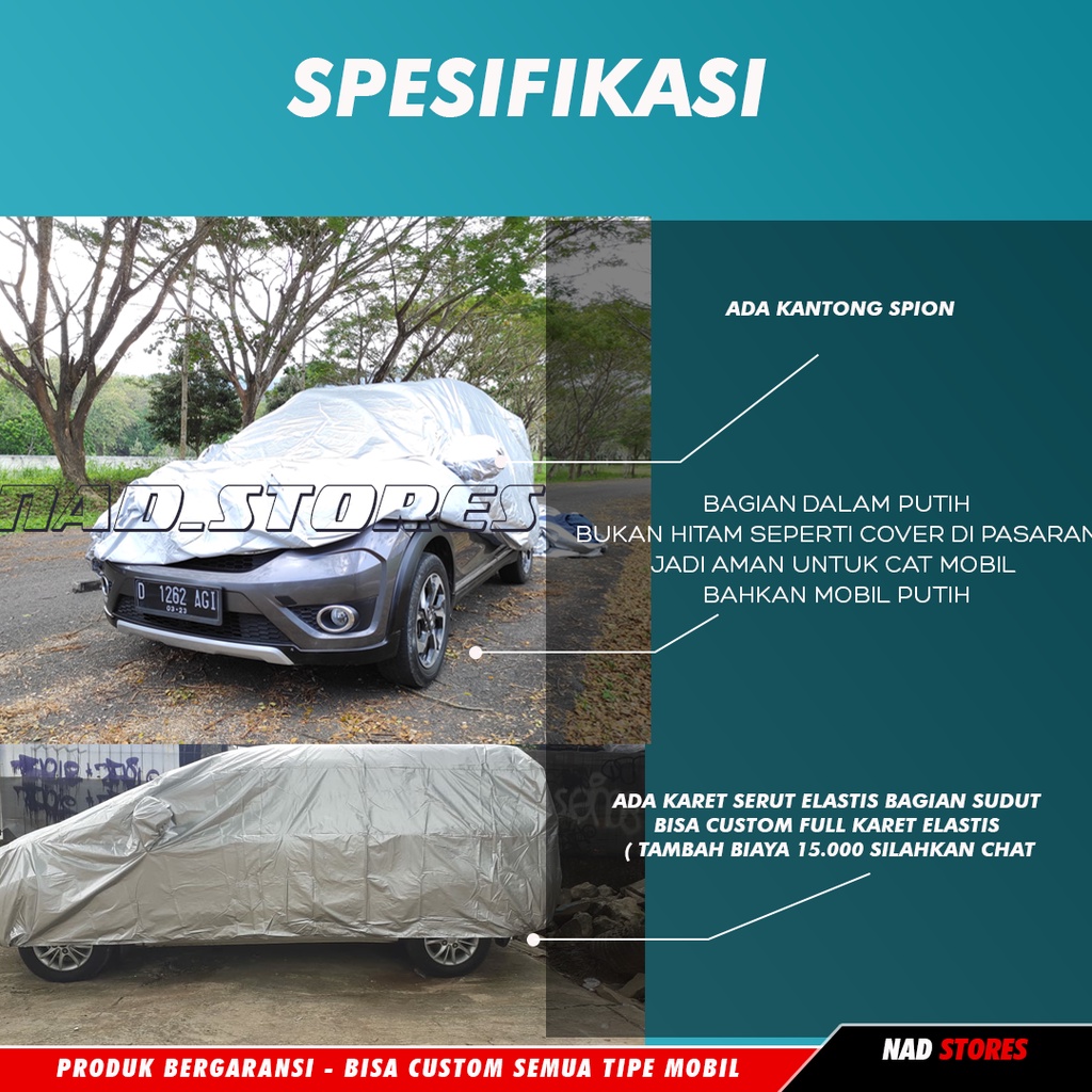 Sarung Mobil tutup mobil/body cover/selimut mobil APV, Luxio,Gran max, Evalia