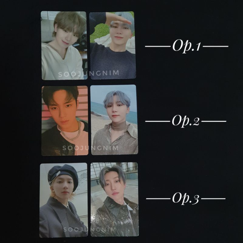 SEVENTEEN - ATTACCA ALBUM PHOTOCARD ONLY OP.1 OP.2 OP.3 VER (Jeonghan Woozi The8 Mingyu Seungkwan PC