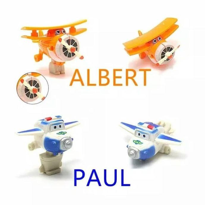 New Figure Super Wings Set 8Pcs Mainan Anak Super Wings