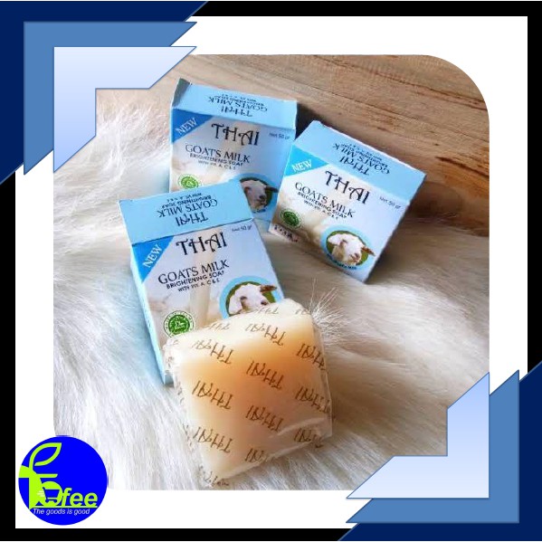 [IMPORT] - Thai Goats Milk - THAI Goats Milk Soap 50gr - Sabun Susu Kambing