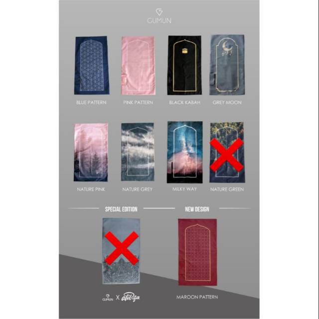 Sajadah Travel Gumun | Sajadah Lipat | Sajadah Saku