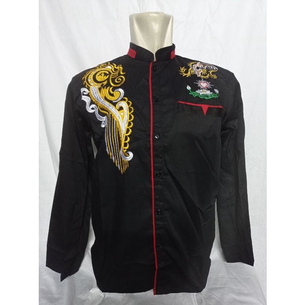 JASKO PSHT BORDIR - KEMEJA PANJANG PSHT -KEMEJA PSHT TERBARU - HEM PSHT- KEMEJA LENGAN PANJANG PSHT 