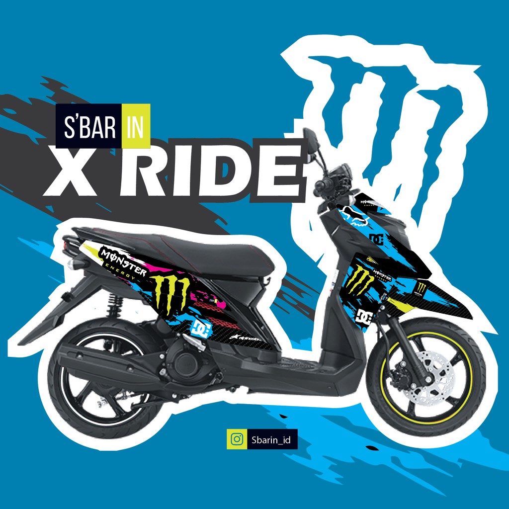 Decal Yamaha X Ride 110 - KenBlock I Sbarin Project
