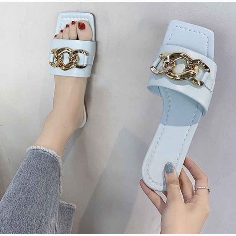 flatshoes V668 wanita import