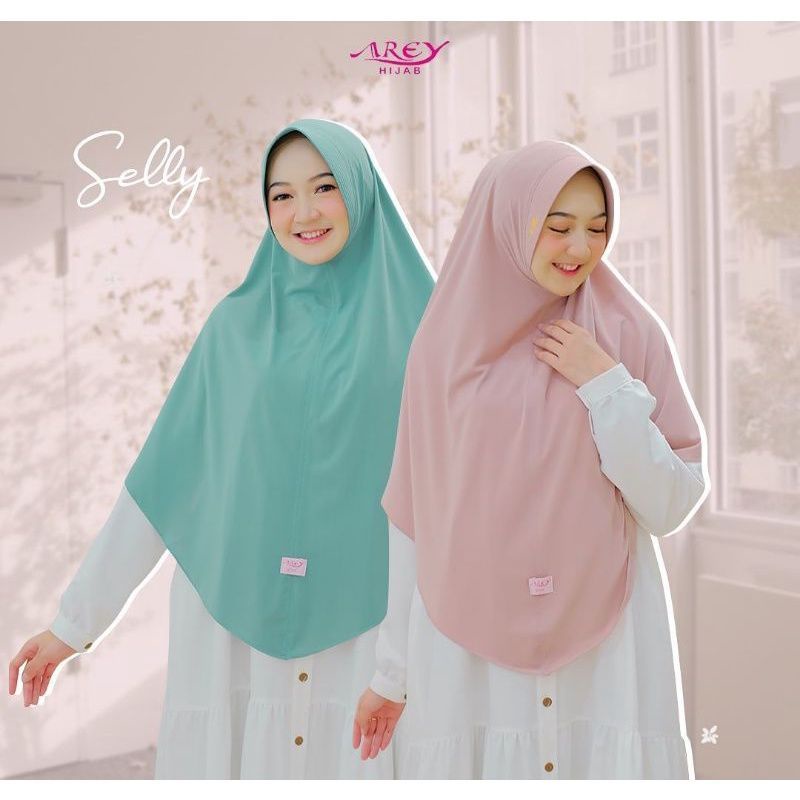 Jilbab Jumbo Jersey Selly ORI Arey