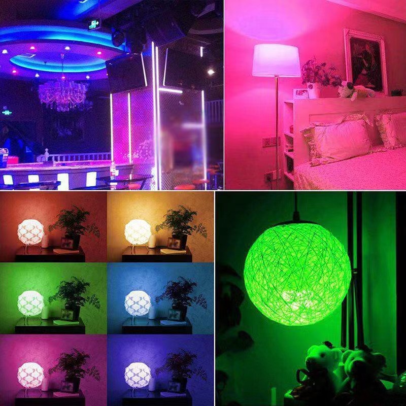 Lampu Bohlam 18W LED RGB Berubah Warna Warni Remote control original lampu Hias Warna Warni Lampu Kamar tidur